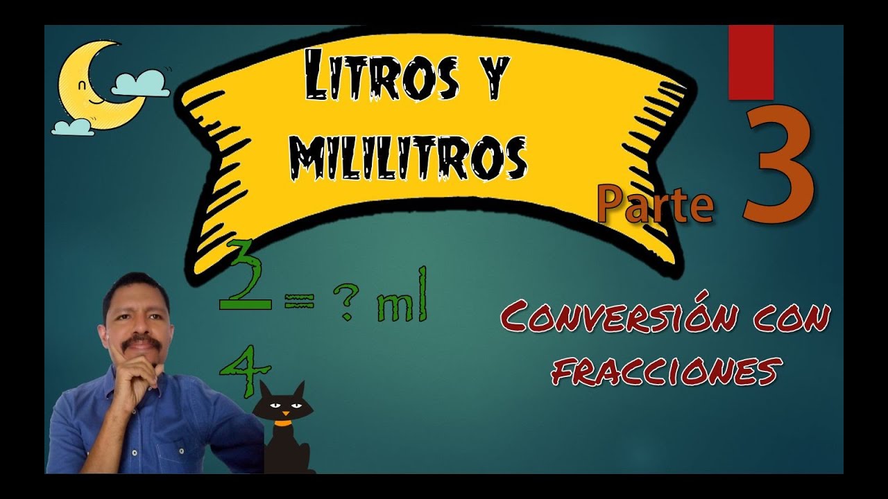 Cantidad de mililitros en 3 litros y 3/8