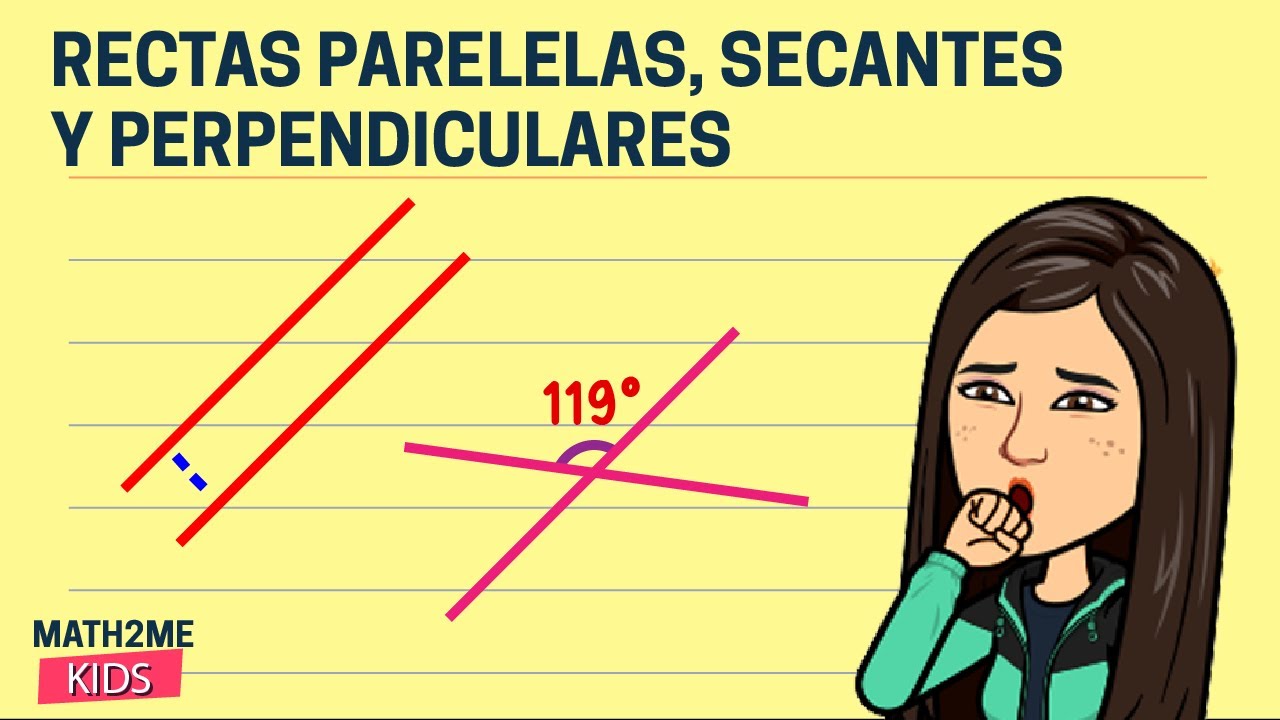 Características de las rectas paralelas y perpendiculares