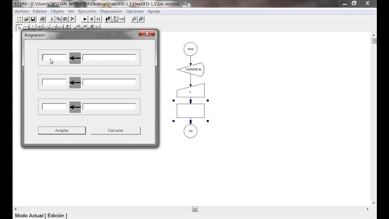 Cómo calcular el área de un cuadrado utilizando un diagrama de flujo