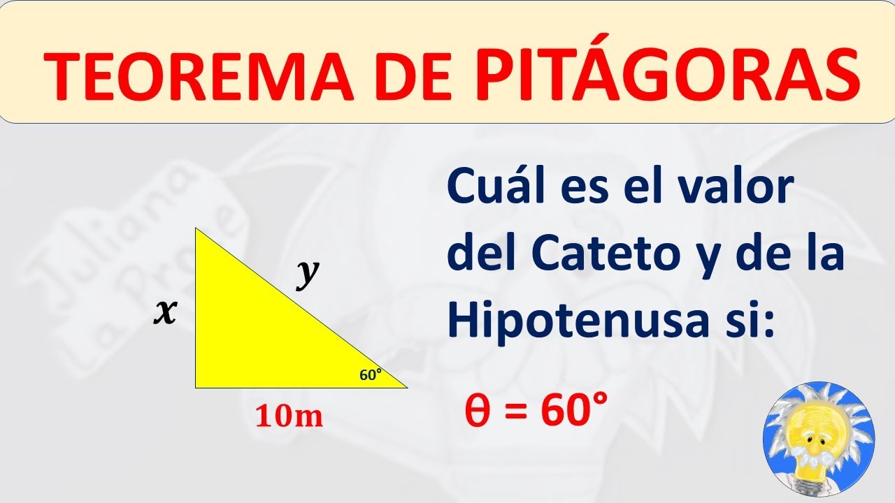 Cómo calcular la hipotenusa con solo el cateto adyacente