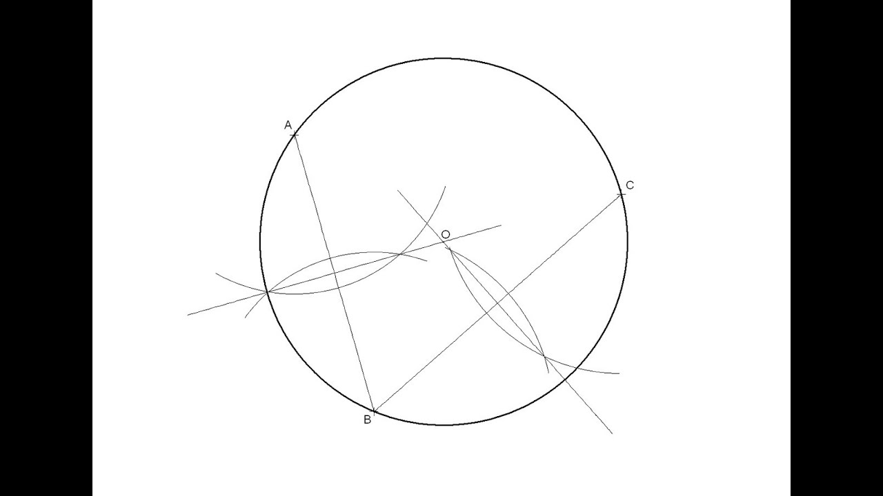 Cómo construir círculos a partir de 3 puntos no alineados
