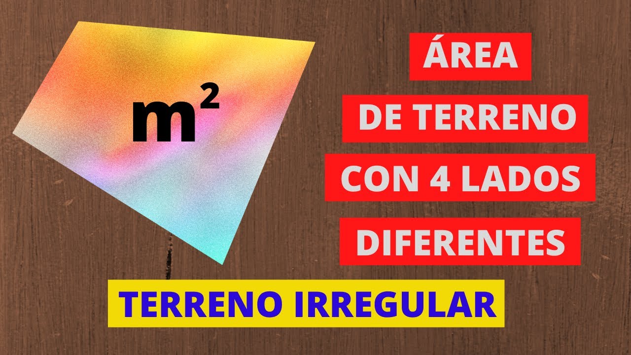 Método para calcular el área de un terreno