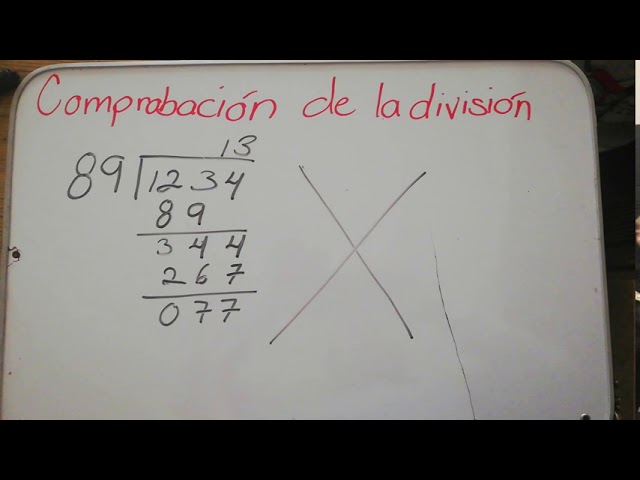 Realiza divisiones y verifica su precisión