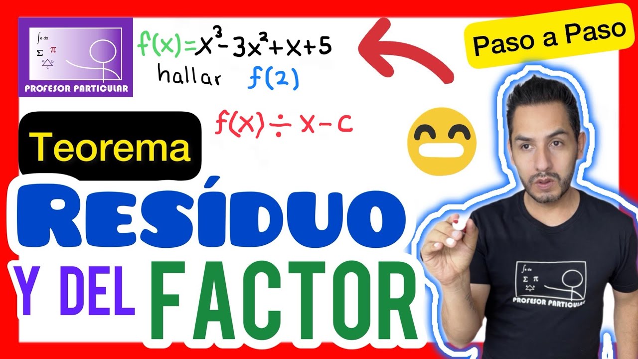 Teorema del residuo del factor y división sintética