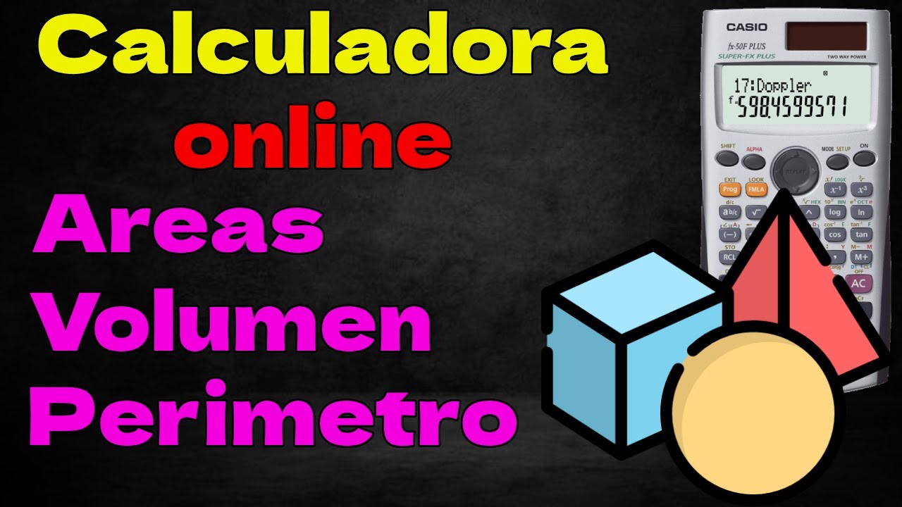 Calculadora online para áreas y perímetros de figuras geométricas