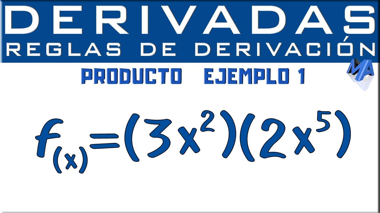 Cálculo de la derivada de un producto de dos funciones