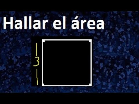 Cálculo del área de un cuadrado multiplicado por 3