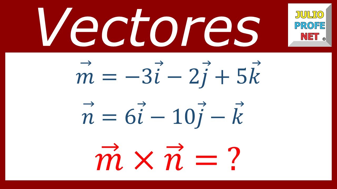 Cálculo del producto cruz de dos vectores en R3