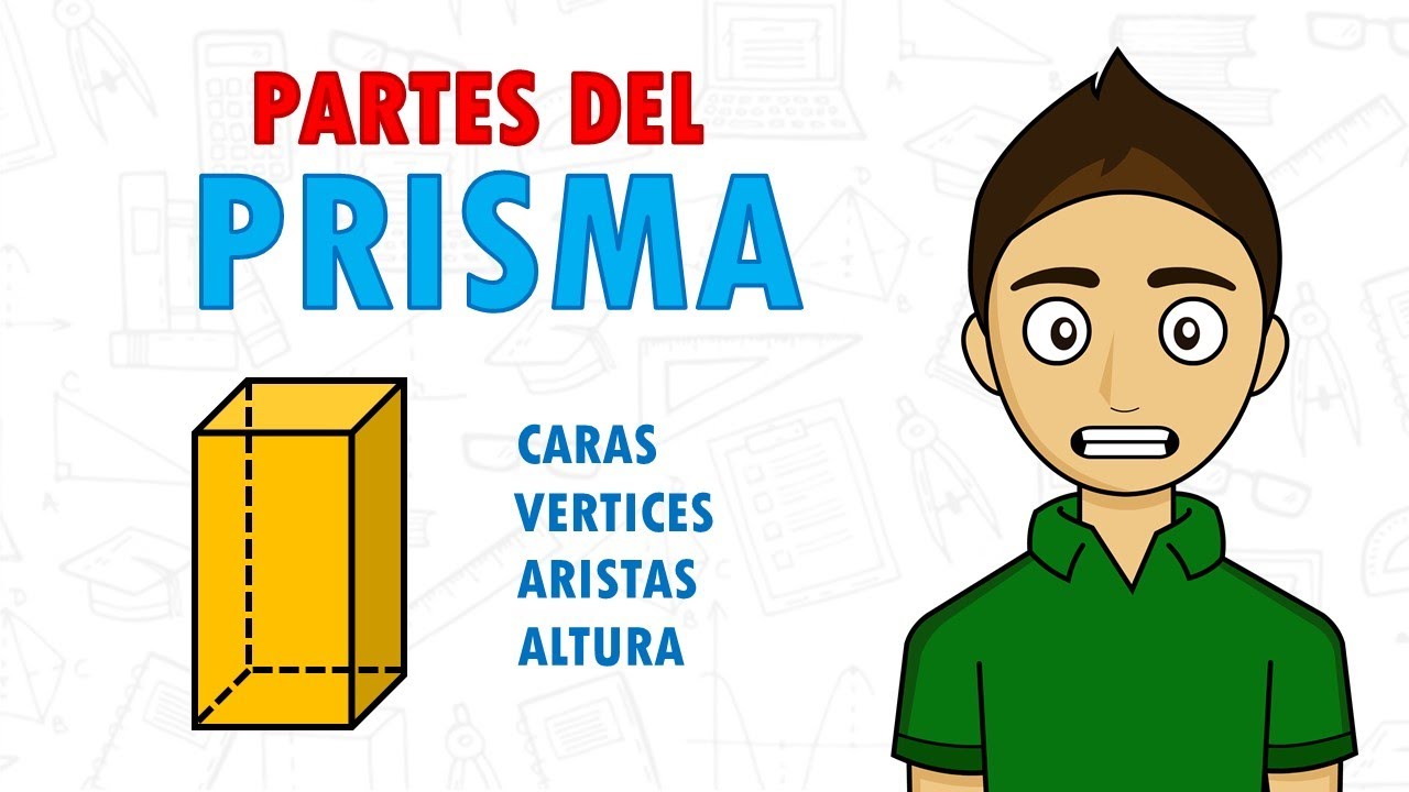 Características de prismas y pirámides: caras
