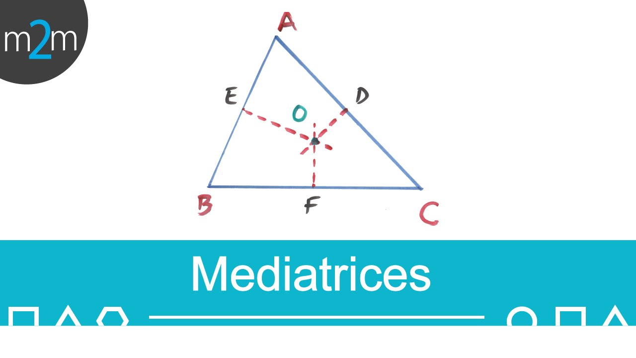 Cómo calcular la mediatriz de un triángulo sin lados iguales