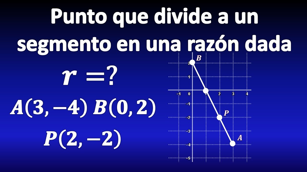 Cómo calcular la razón de un segmento de manera efectiva