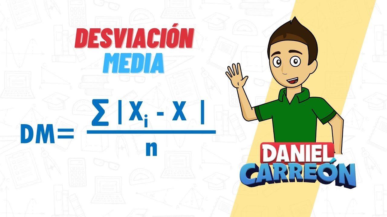 Fórmula de la desviación media para datos no agrupados