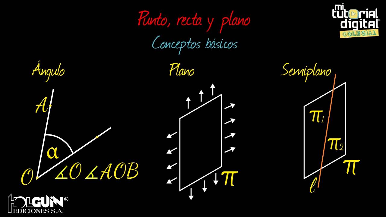 Puntos verdadero o falso en la formación de la recta y el plano