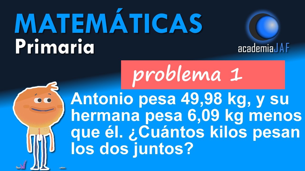 Resolución de 10 problemas de sumas con números decimales