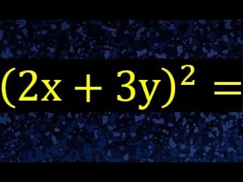 Resultado del desarrollo de la expresión (2x+3y)2