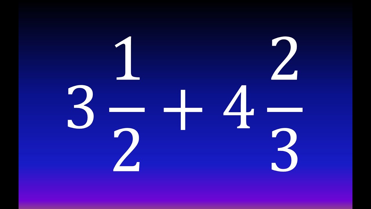 Suma de 5 3/4 más 1 1/6