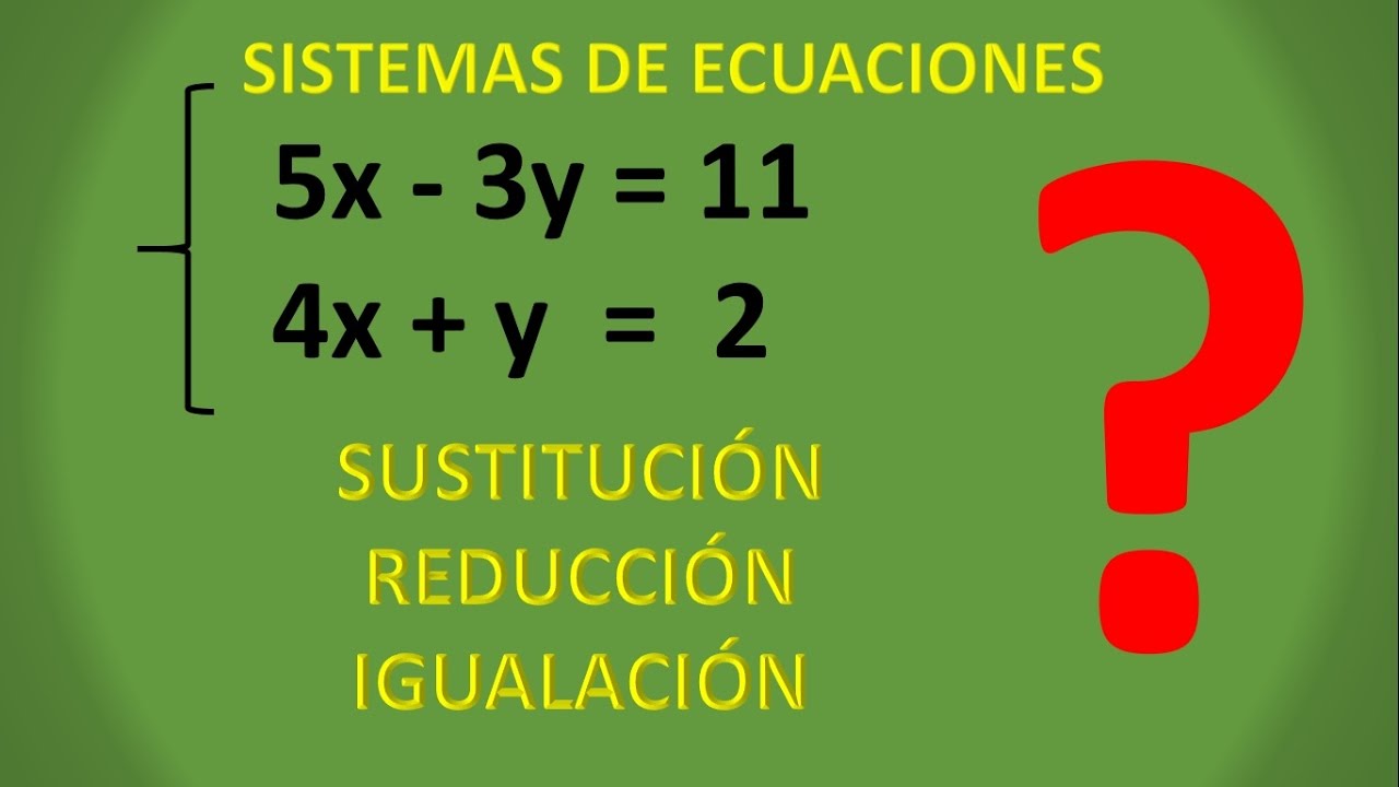 Análisis del sistema de ecuaciones x-5=2y