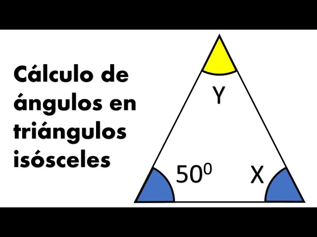 Ángulo obtuso en un triángulo isósceles: ¿es posible?