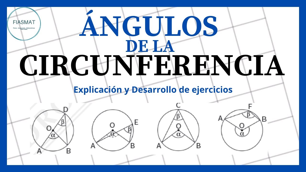 Ángulos formados en una circunferencia