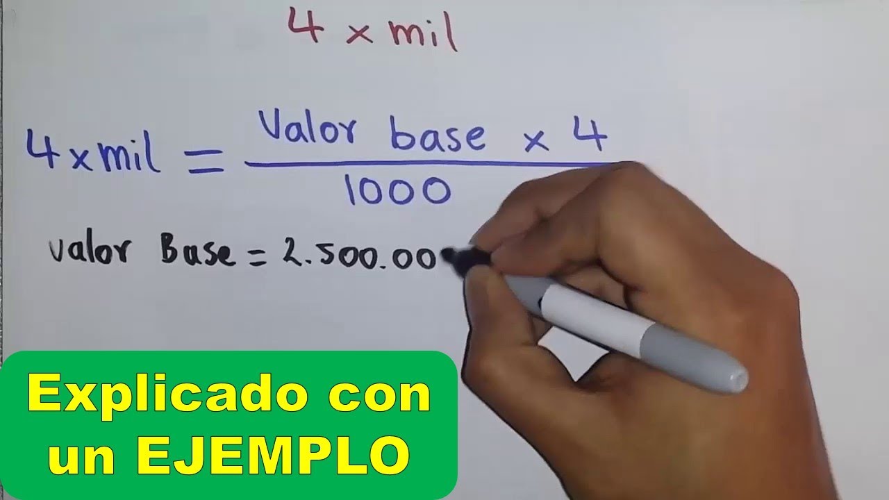 Calcula el valor total de 4 dólares