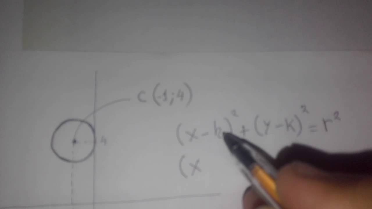 Cálculo de la circunferencia en un punto distinto al origen