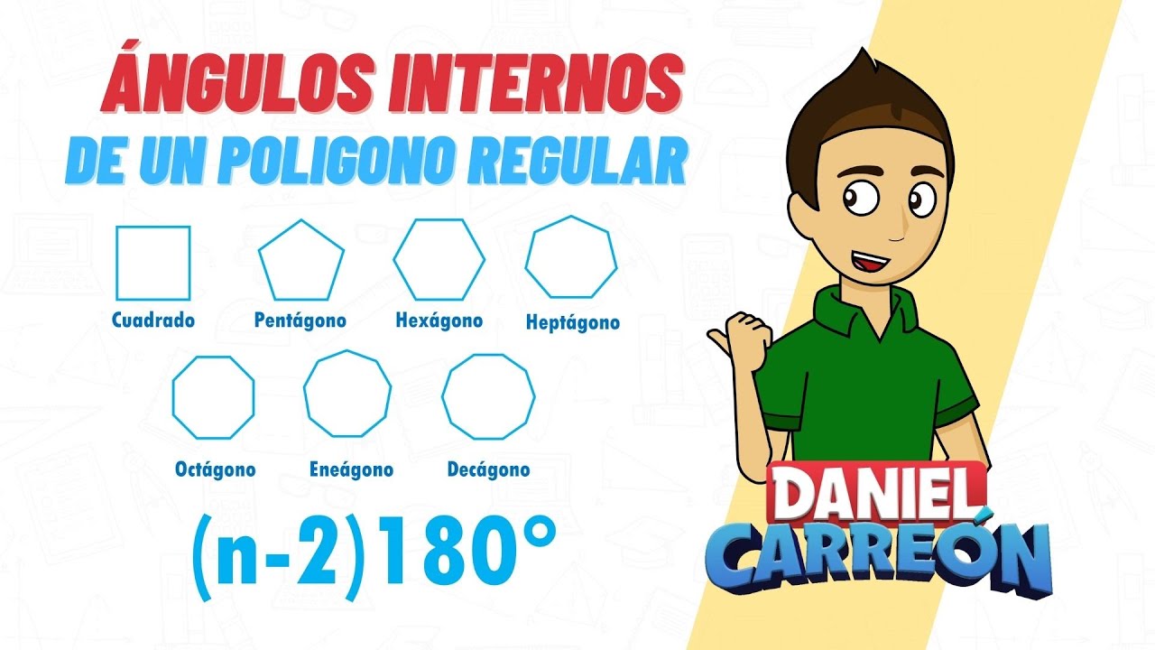 Cómo calcular el ángulo interior de un polígono