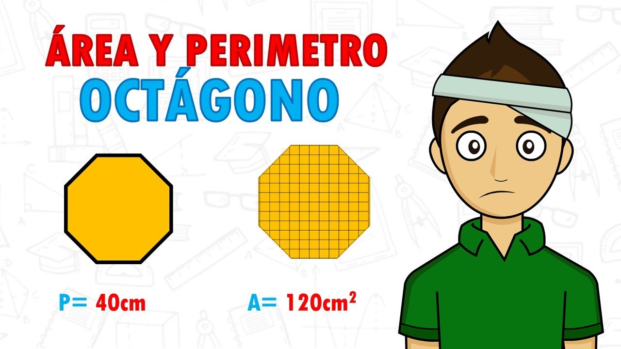 Cómo calcular el área y perímetro de un octógono