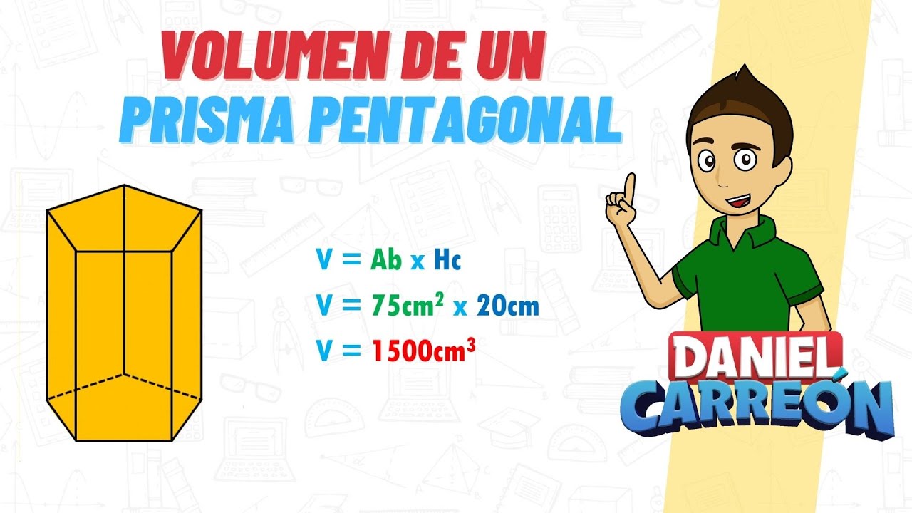 Cómo calcular el perímetro de un prisma de cinco lados