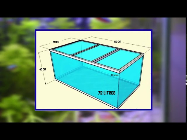 Cómo calcular la capacidad en litros de una pecera