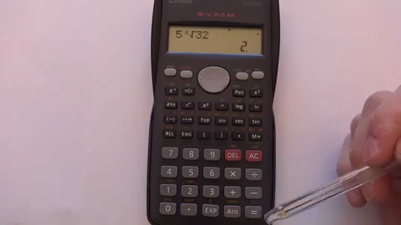 Cómo calcular la raíz cúbica en una calculadora