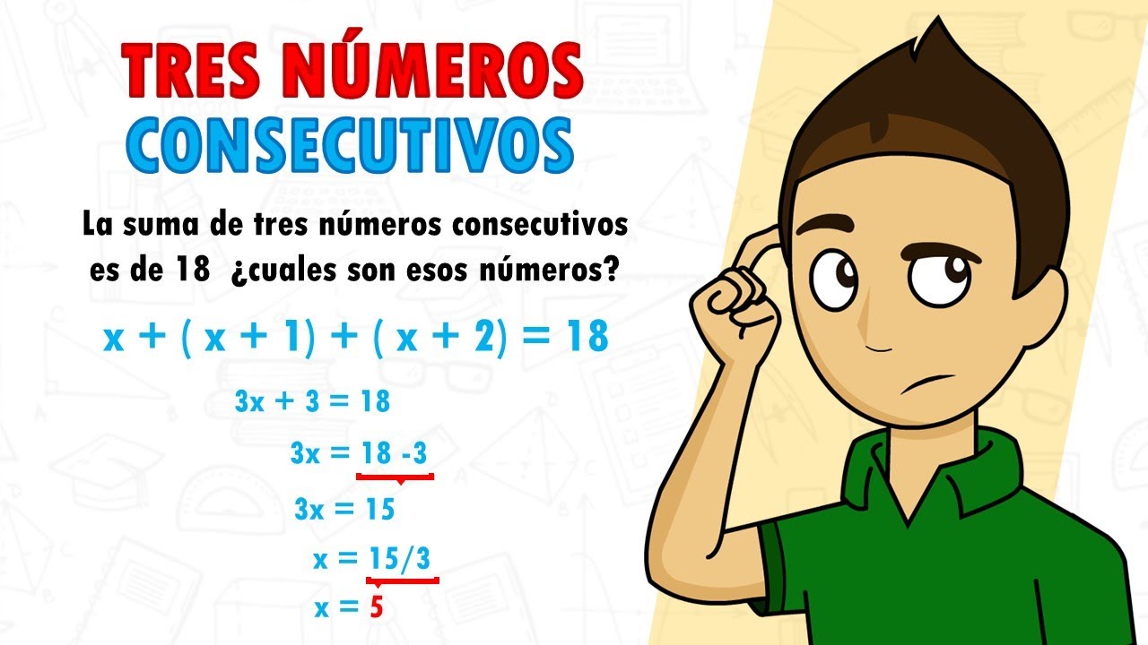 Cómo calcular la suma de tres números consecutivos que suman 60