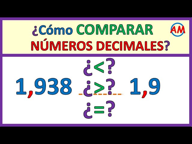 Cómo determinar si un número es mayor que otro