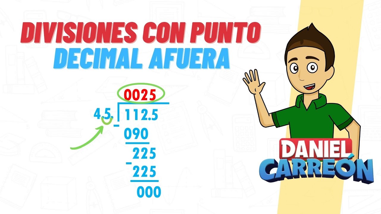 Cómo realizar divisiones con punto decimal en el cociente de manera eficiente