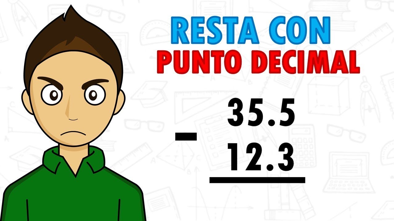 Cómo resolver restas de números decimales: ejemplos y pasos