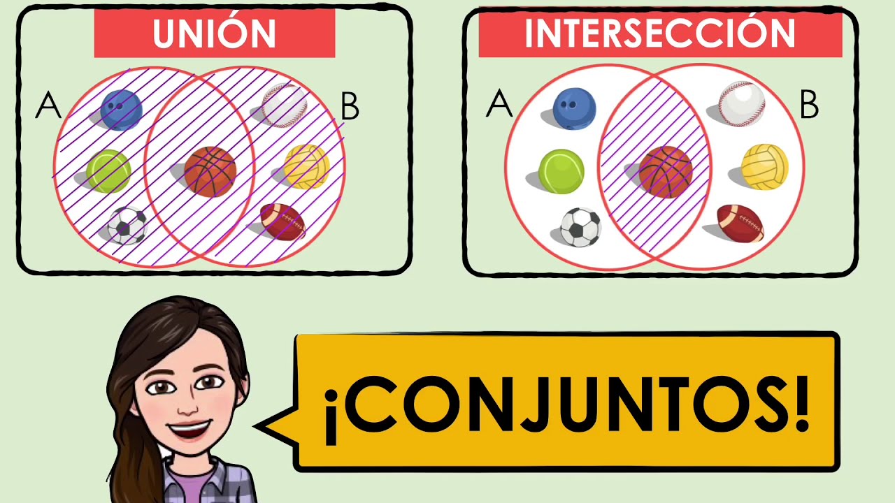 Ejemplos prácticos de unión e intersección de conjuntos