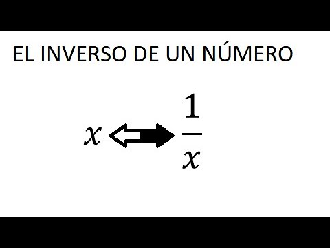 El inverso de un número en lenguaje algebraico