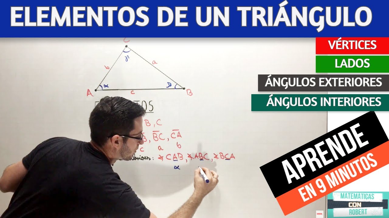 Elementos de un triángulo: características y propiedades