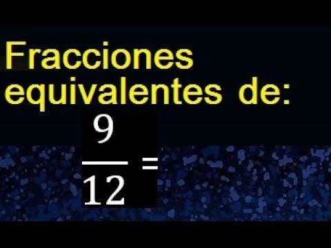 La equivalencia entre 9/10 y 11/12