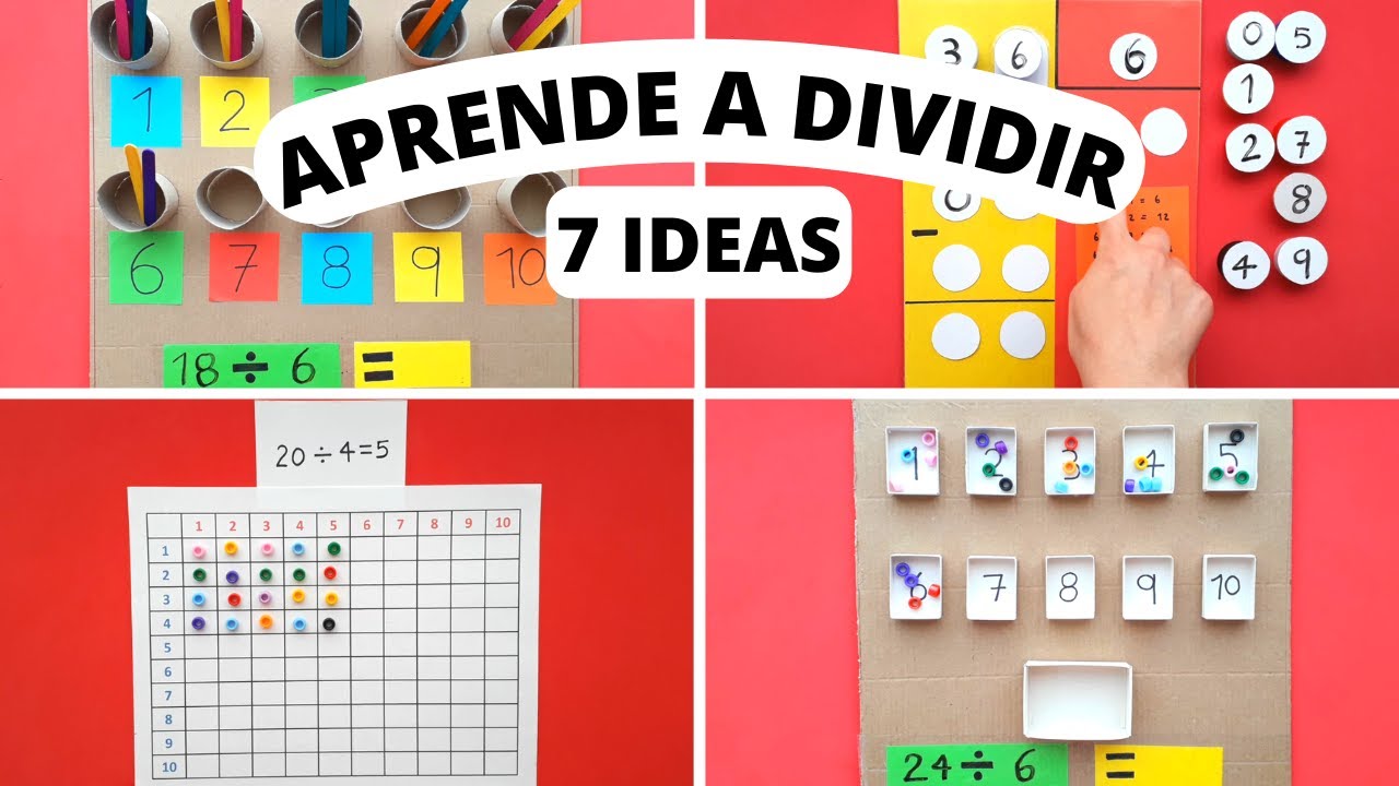Material didáctico para enseñar la división