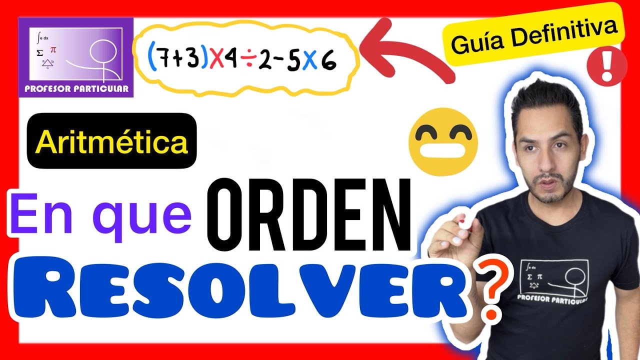 Orden de resolución de operaciones matemáticas: suma