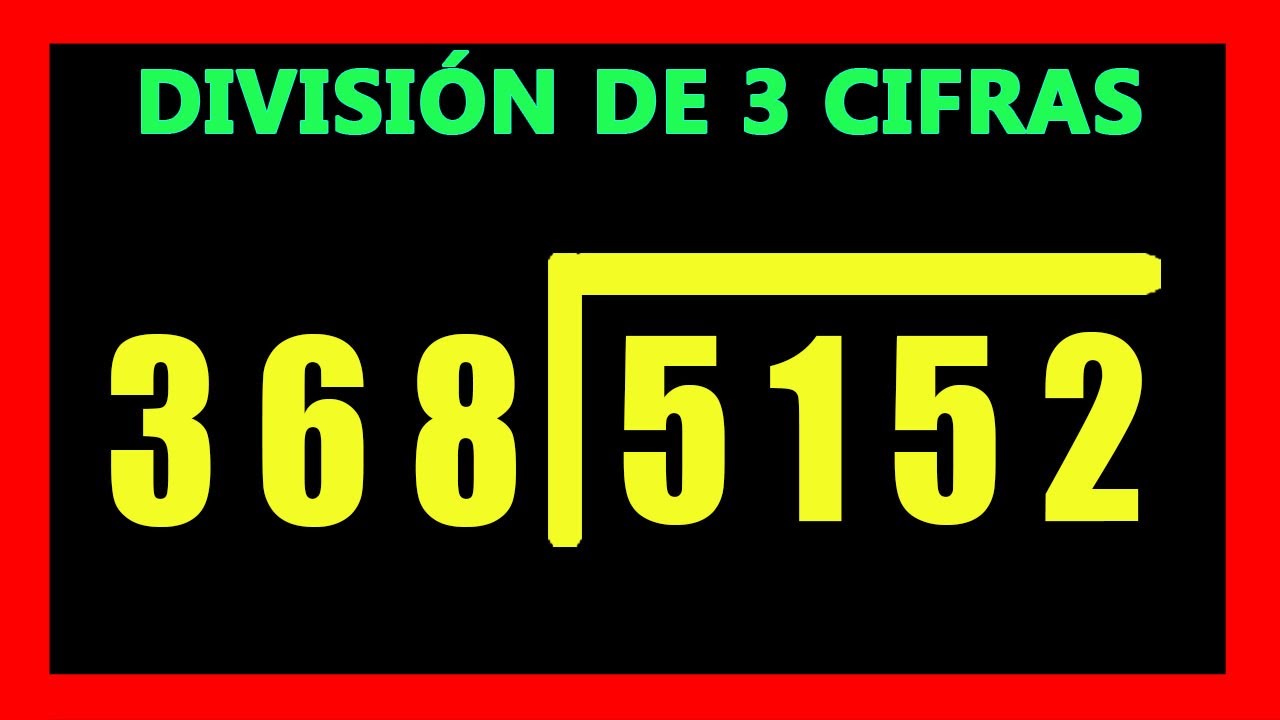 Soluciones de divisiones con números de tres y cuatro dígitos