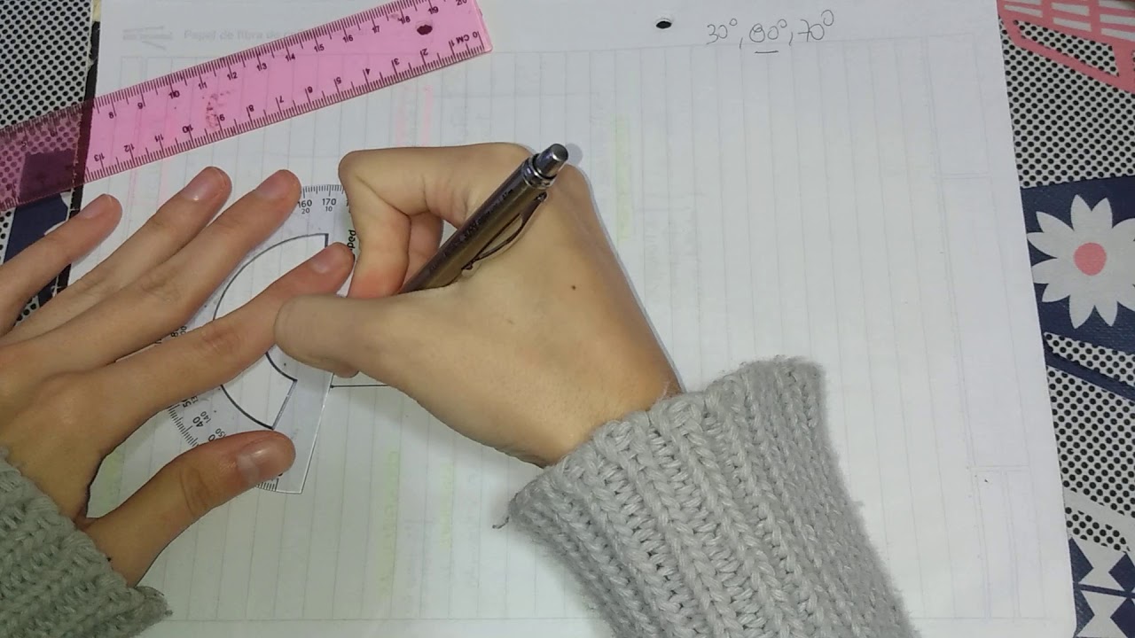 Triángulo con un ángulo de 90 grados