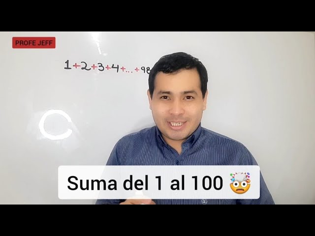 Calcula la suma de los números del 1 al 100