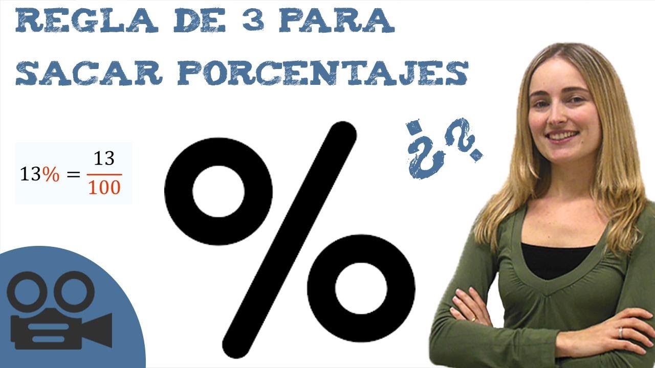 Cómo calcular porcentaje utilizando la regla de tres