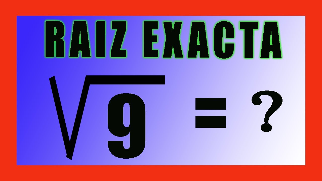 Descubre la solución: la raíz cuadrada de 9