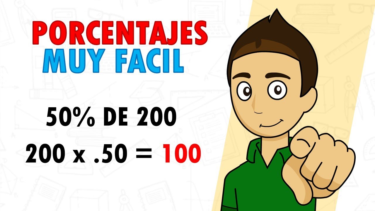 Descubre los porcentajes de los números siguientes: observa el ejemplo