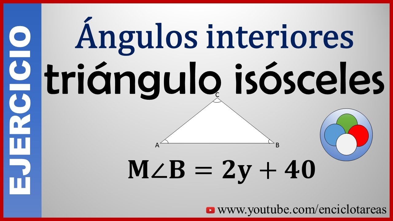 Medida del ángulo b en un triángulo isósceles abc