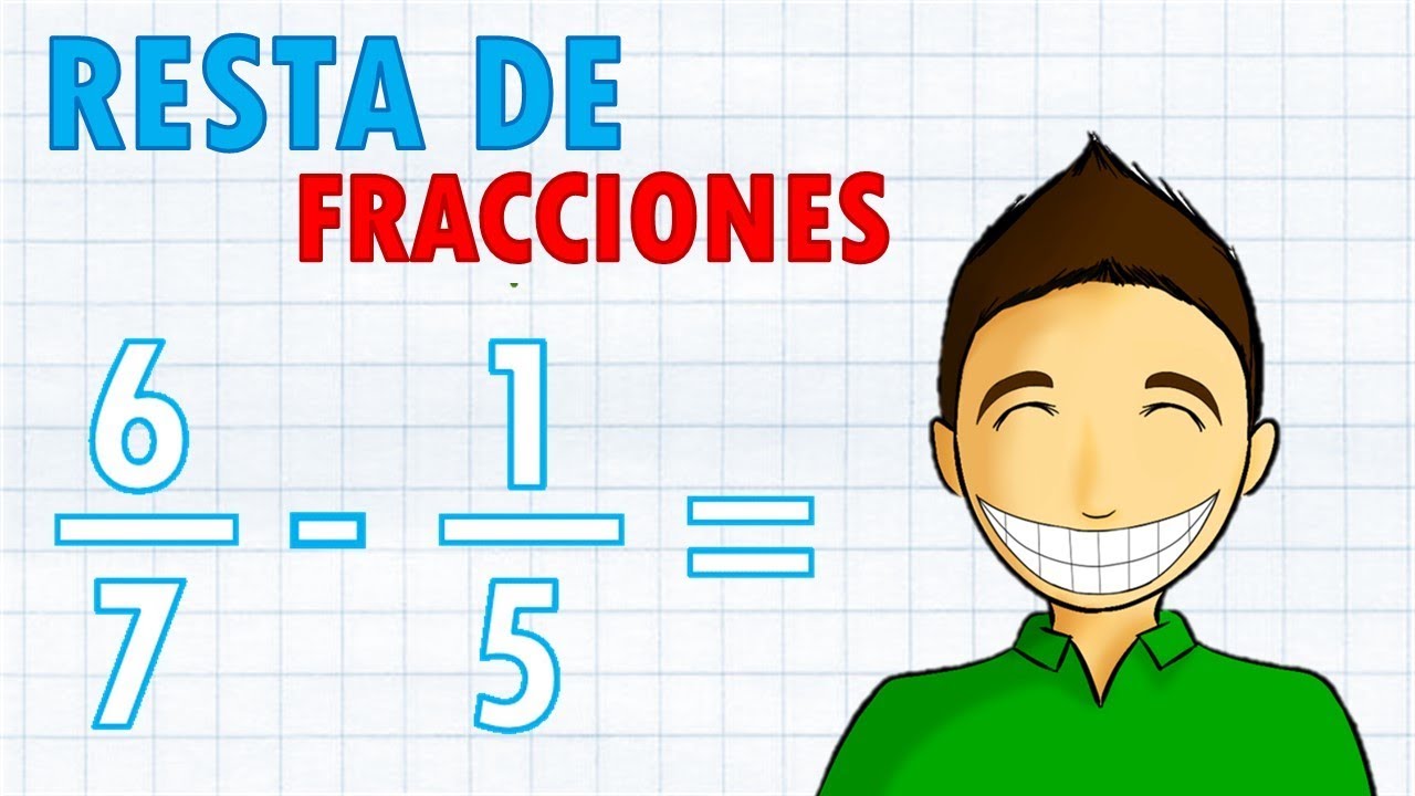 Método para restar fracciones de manera efectiva